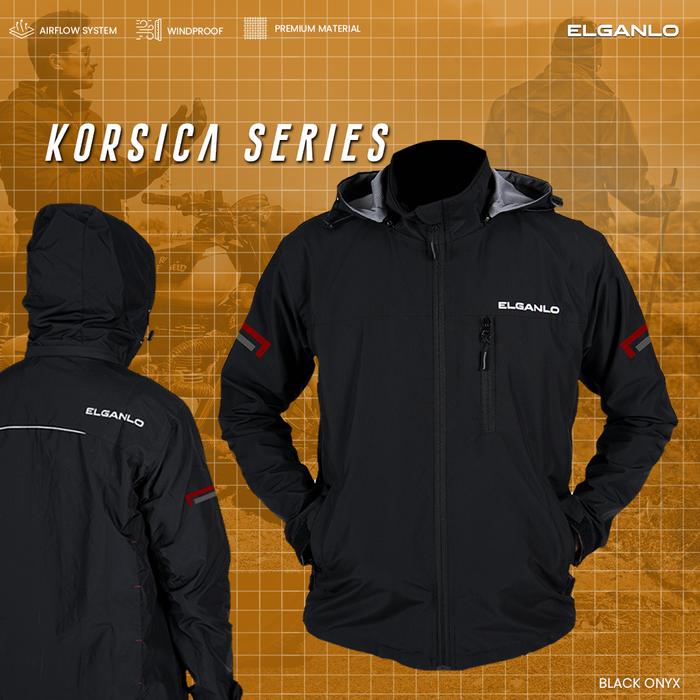 Gambar ELGANLO - JAKET COWOK PARASUT PRIA WATERPROOF HOODIE ANTI AIR OUTDOOR - BLACK, S dari ELGANLO undefined Tokopedia