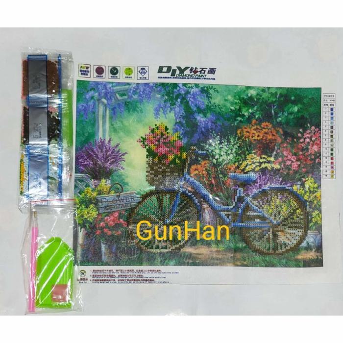 Gambar Painting Diamond - Sepeda dari GunHan undefined Tokopedia