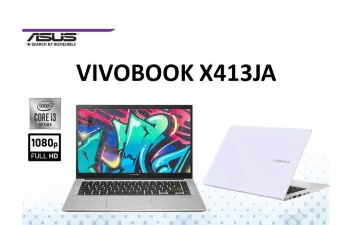 Asus Vivobook X413JA i3 1005G1 8GB MAKS 14 FHD W10 LIMITED !! MEMORI 4GB