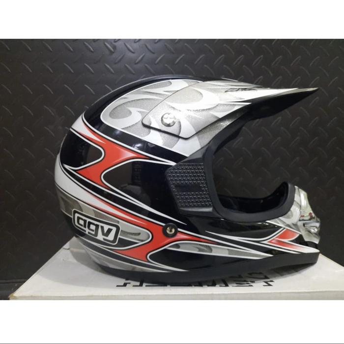Gambar HELM CROSS MURAH | HELM CROSS AGV - Biru, L dari Gresik House Helmet undefined 3 Tokopedia