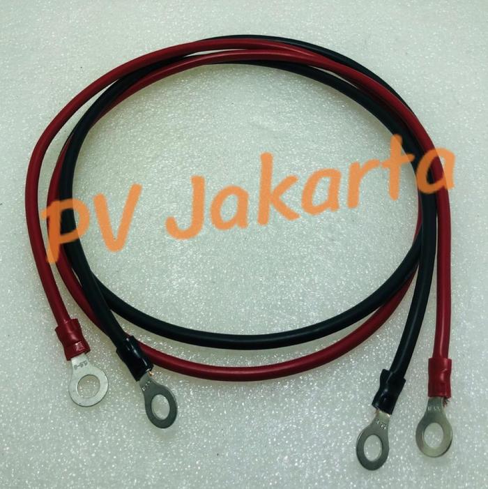 Jual Kabel Aki 2x6mm2 Jumper Aki/Baterai Panjang 50CM (Merah+Hitam ...
