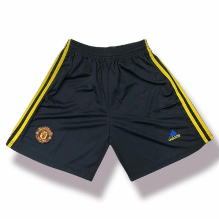 Gambar celana bola club MU manchester united home/away/3Rd new 2022 murah - hitam/kuning, M dari lilo sport undefined Tokopedia
