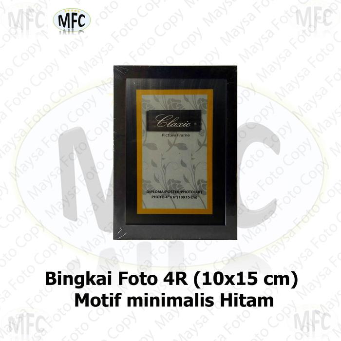 Gambar Bingkai Foto 4R (10x15) Minimalis Hitam dan Putih - Panda dari Maysa Fotocopy undefined 3 Tokopedia