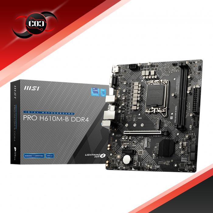 Gambar MSI PRO H610M-B DDR4 dari COC Komputer undefined Tokopedia