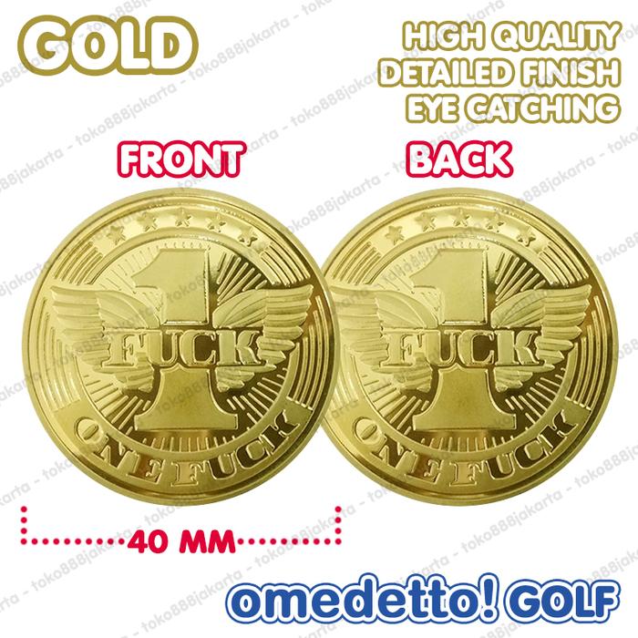 Gambar 1 FVCK MAGNETIC GOLF BALL MARKER WITH MAGNET HAT CLIP OMEDETTO - GOLD dari TOKO 888 JAKARTA undefined Tokopedia