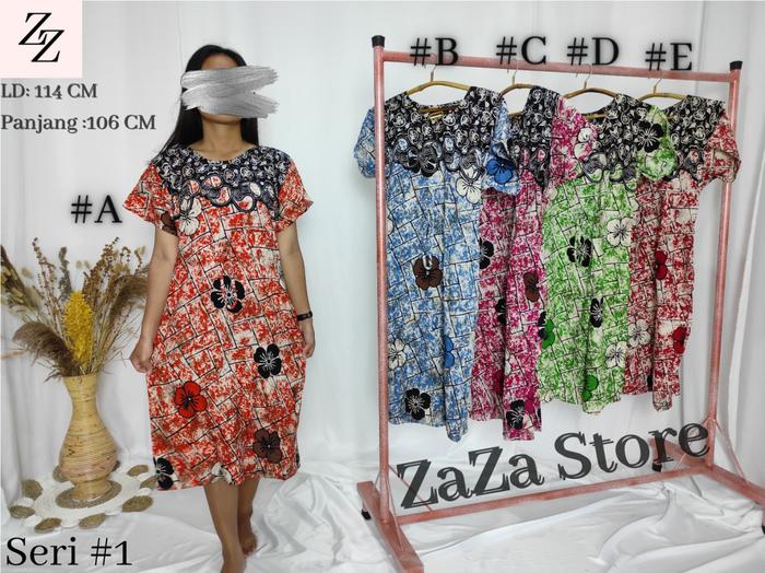 Gambar DASTER ELFIRA-----DASTER RAYON PREMIUM/DASTER BUSUI/DASTER BATIK - SERI #1, #A dari ZaZa Store 12 undefined Tokopedia