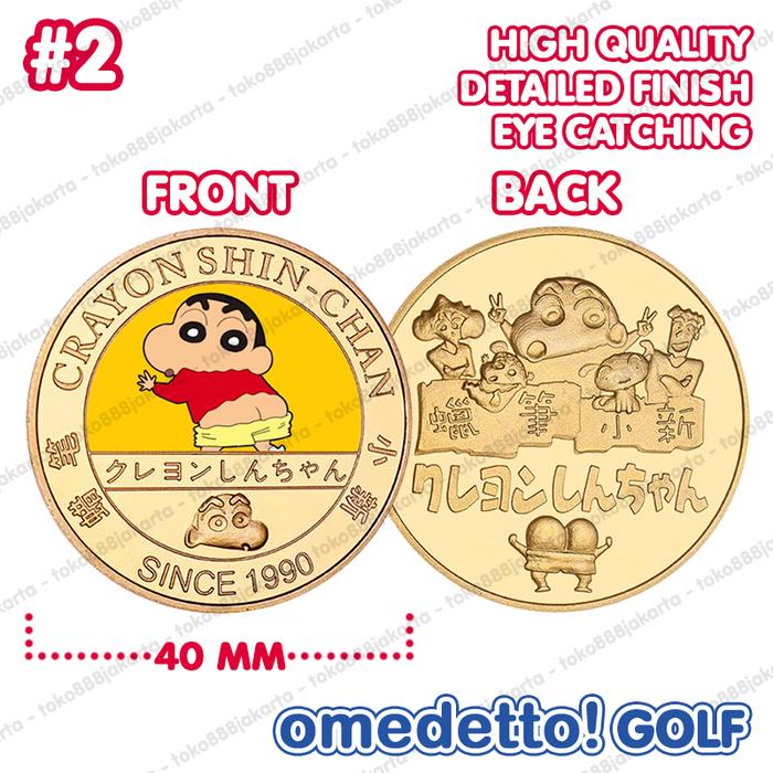 Gambar CRAYON SHIN CHAN MAGNETIC GOLF BALL MARKER MAGNET HAT CLIP OMEDETTO - NO. 2 dari TOKO 888 JAKARTA undefined Tokopedia