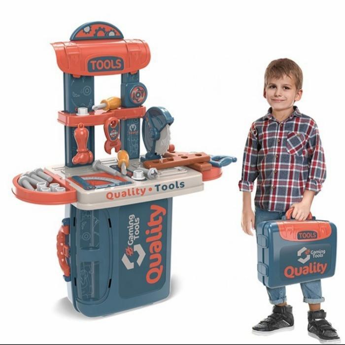 Gambar mainan edukasi anak laki laki tool play set ~ Mainan set alat tukang dari ulielshop undefined Tokopedia