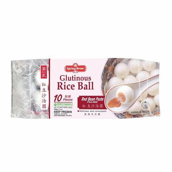 Jual spring home glutinous rice ball ronde red bean filling kacang ...