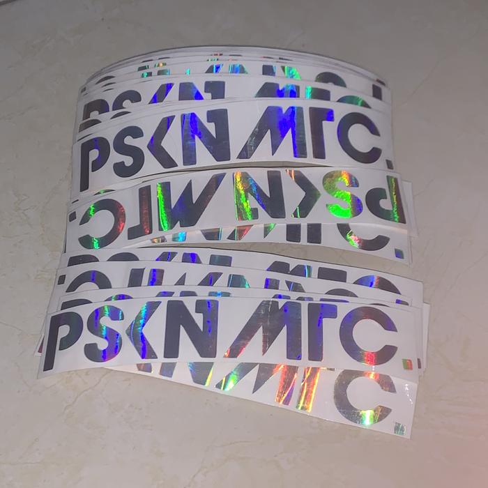 Gambar Stiker PSKNMTC / Sticker PSKNMTC / Stiker Pasukan Matic Reflektif 14cm - Hologram dari Artsign Store id undefined Tokopedia