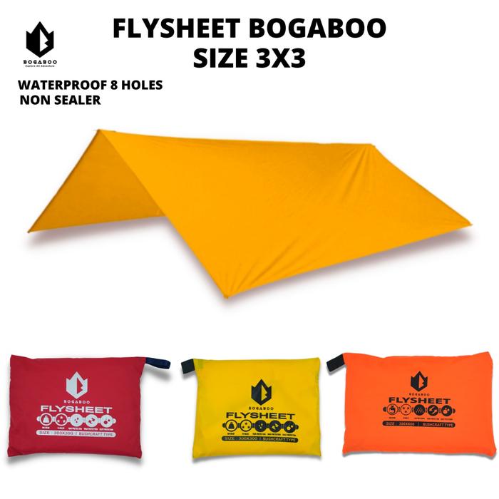Gambar Flysheet 3x3 Meter 8 Loop - Pelapis Pelindung Tenda Camping - flyshet - Biru dari dzakiroutdoor undefined Tokopedia