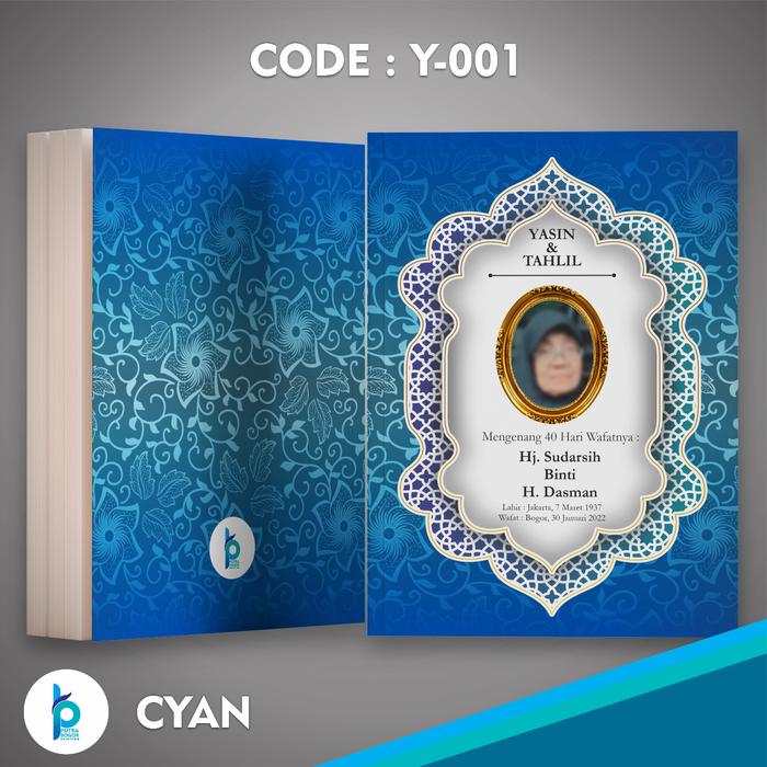 Gambar Yasin Soft Cover/ Yasin Soft Cover Laminasi Doff/Glossy Bogor Y-001 - Biru Muda, 224 Hal dari Putra Bogor Printing undefined Tokopedia