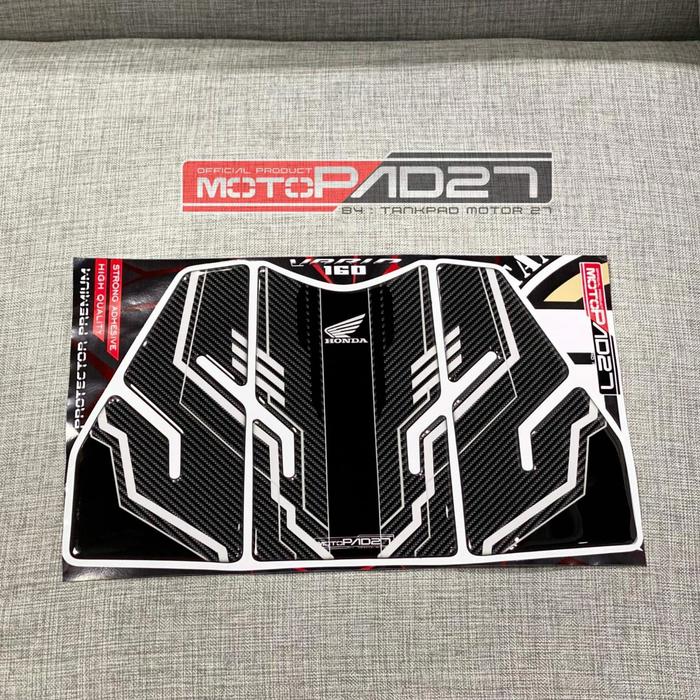 Gambar Motopad27 Sticker Tankpad Deckpad All New Honda Vario 160 - Putih dari MOTOFREED undefined Tokopedia