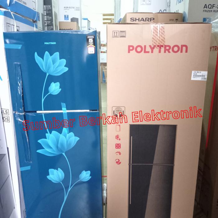 Gambar Kulkas 2 pintu Polytron PRB 219 210 liter promo bandung dari SumberBerkahElektronik undefined Tokopedia