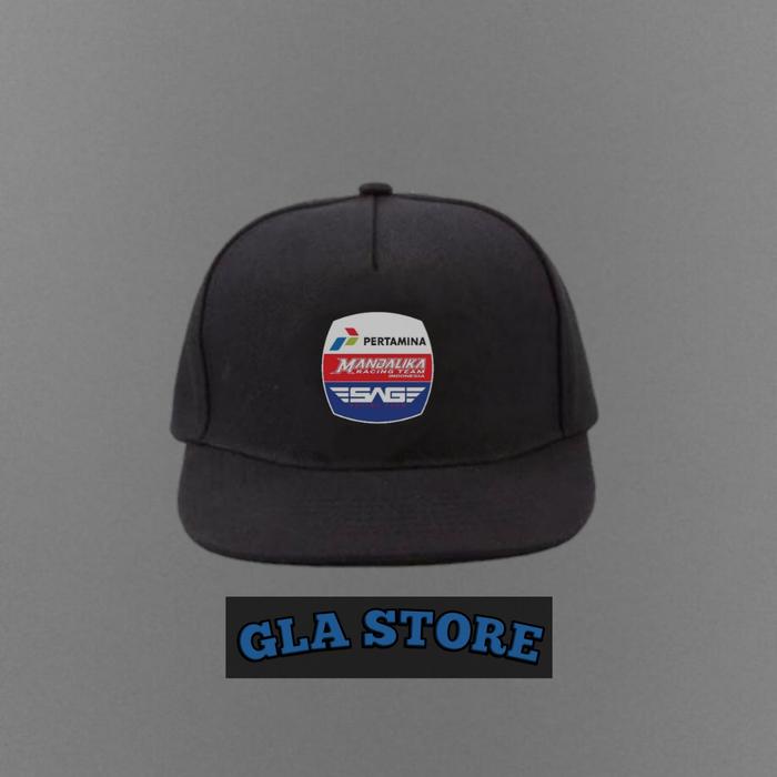 Gambar T-SHIRT/KAOS TANGAN PANJANG PREMIUM SIRKUIT MANDALIKA RACING TEAM - topi logo, M dari G.L.A CLOTHING undefined Tokopedia