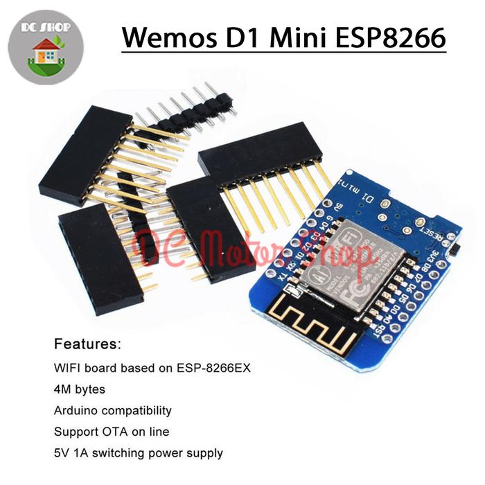 Jual WeMos D1 Mini NodeMCU Arduino ESP8266 EX WiFi Development Board ...