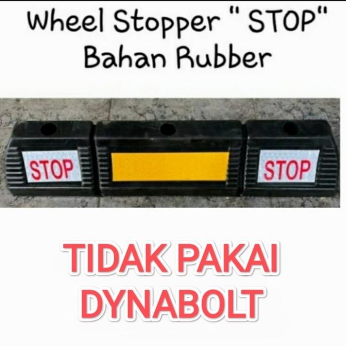 Gambar STOP Whell Car Stopper Whell Stopper Penahan Atau Ganjal Ban - Tanpa Dynabolt dari Barrier Gate ID undefined Tokopedia