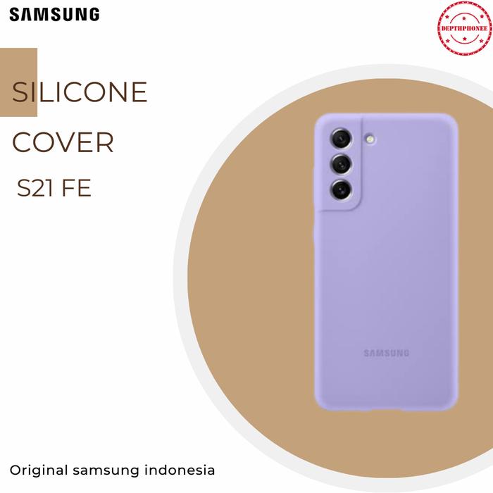 Gambar SAMSUNG GALAXY S21 FE 5G SILICONE COVER ORIGINAL - Ungu dari Depthphonee undefined Tokopedia