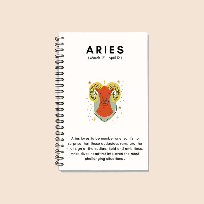 Gambar ZODIAK BUKU CATATAN NOTEBOOK / JURNAL GRID / DOTTED/ BLANK / LINE A5 - Aries, GRID / KOTAK2 dari Monodigital undefined Tokopedia