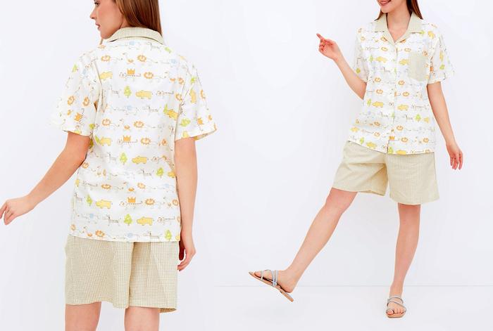 Gambar Baju Tidur Piyama Wanita Yumico Bahan Import Katun HT - Funimals dari Savierr undefined Tokopedia
