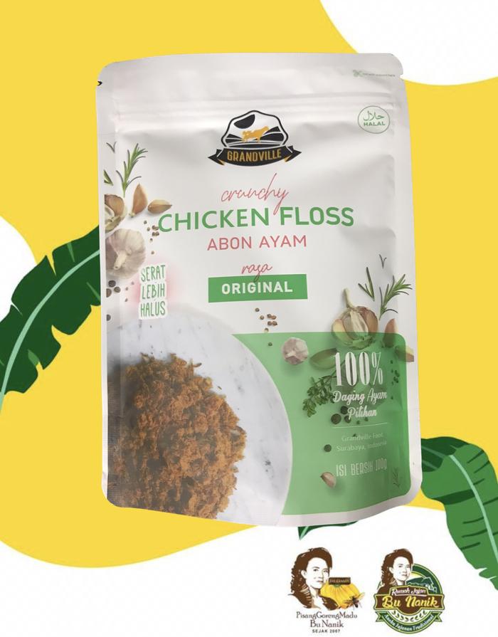 Gambar Abon Ayam Grandville Original / Spicy - AYAM ORI dari Pisang Goreng Madu Bu Nanik Kota Administrasi Jakarta Barat Tokopedia