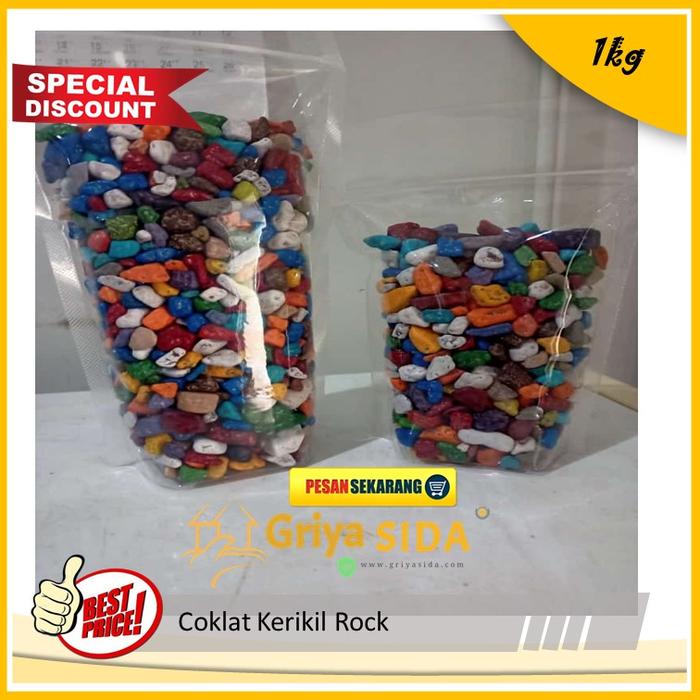 Gambar Coklat kerikil 1kg coklat batu helis khas arab nikmat hemat amat - Rock dari sida busana muslim undefined Tokopedia