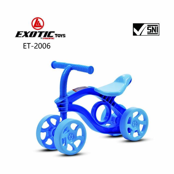 Gambar Balance bike exotic et2006 pushbike - Biru dari Jaya Makmur Palembang undefined Tokopedia
