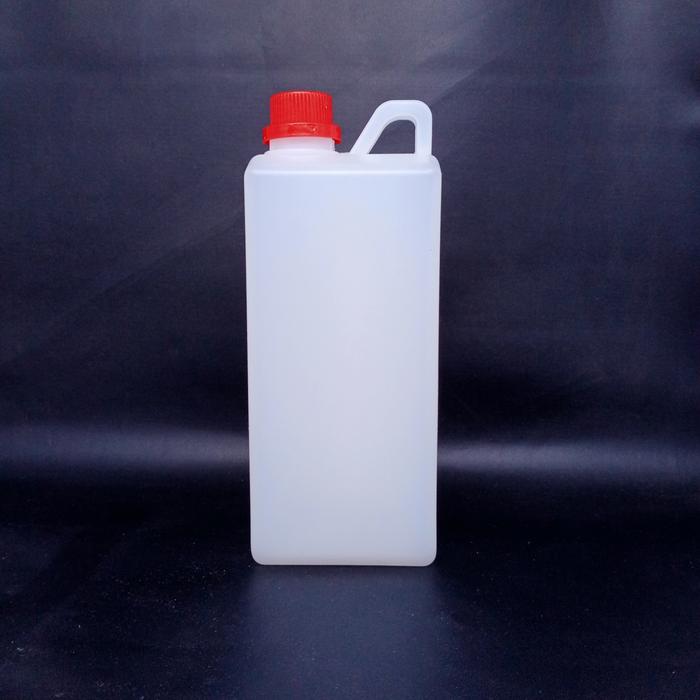 Gambar Jerigen 1 Liter 1000ml Jirigen 1 Liter 1000ml HDPE - Natural, Tutup Merah dari virasya shop undefined Tokopedia