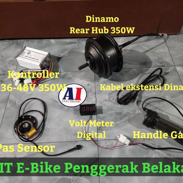 Sepeda Listrik 48v 350w Hub Motor Kit Jual Paket Sepeda Listrik