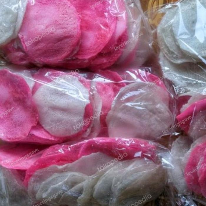 Gambar KERUPUK MELARAT/RO KHAS SEMPUR PURWAKARTA | JAJANAN JADUL - Merah Muda dari leveringsgave undefined Tokopedia