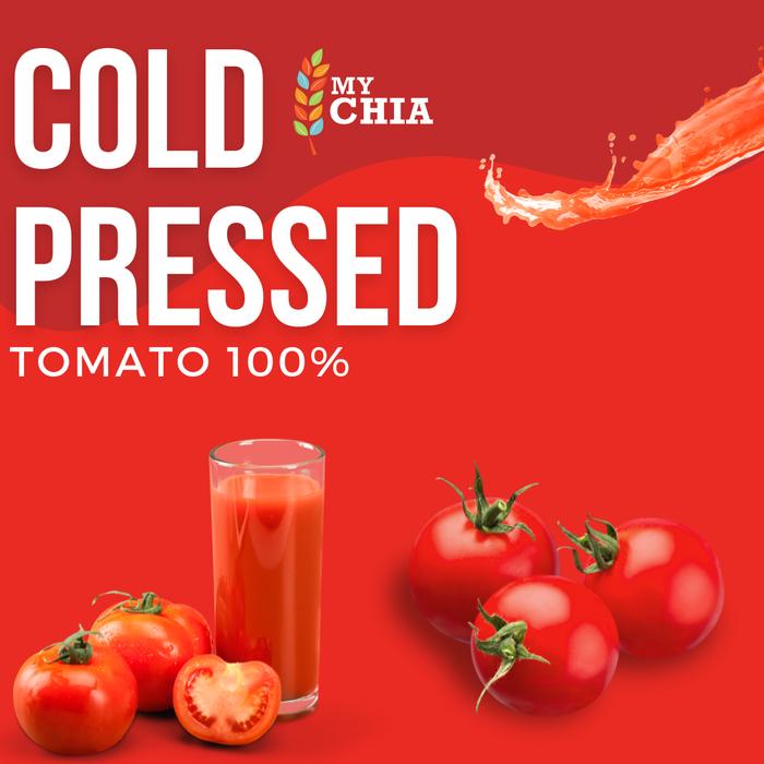 Gambar Jus Tomat 250ml RAW Cold Pressed 100% Murni Tomato Juice - Tomat, Apel Wortel dari My Chia undefined Tokopedia