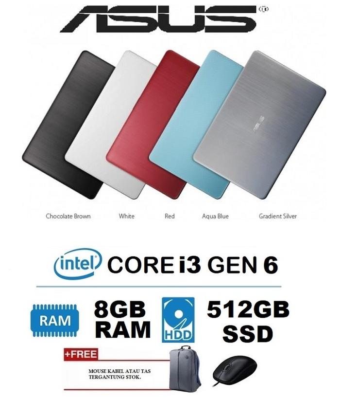 Gambar SIAP PAKAI Laptop Asus X441U Intel Core i3-Ram 8GB/256GB SSD - Win 10 - CELERON, 2GB/500GB HDD dari STAR JAYA ELECTRONIC undefined Tokopedia