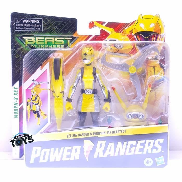 Power Rangers Beast Morphers Jax Beastbot - Action Figure in scala da 15,2 cm, ispirato TV Show