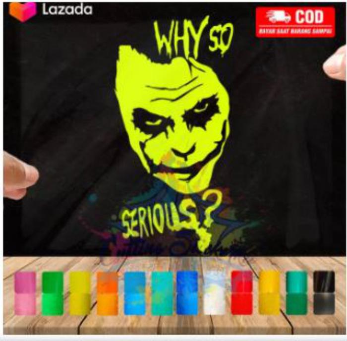 Gambar Cutting Stiker Joker Variasi Motor Mobil Sticker Timbul Keren Nyala - lemon, 15x8 dari STAINLESS SEDOTAN YESS undefined Tokopedia