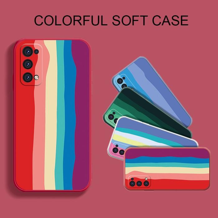 Jual Xiaomi Redmi Note 10 Pro Note 10 5G 10s Silicone Case Rainbow