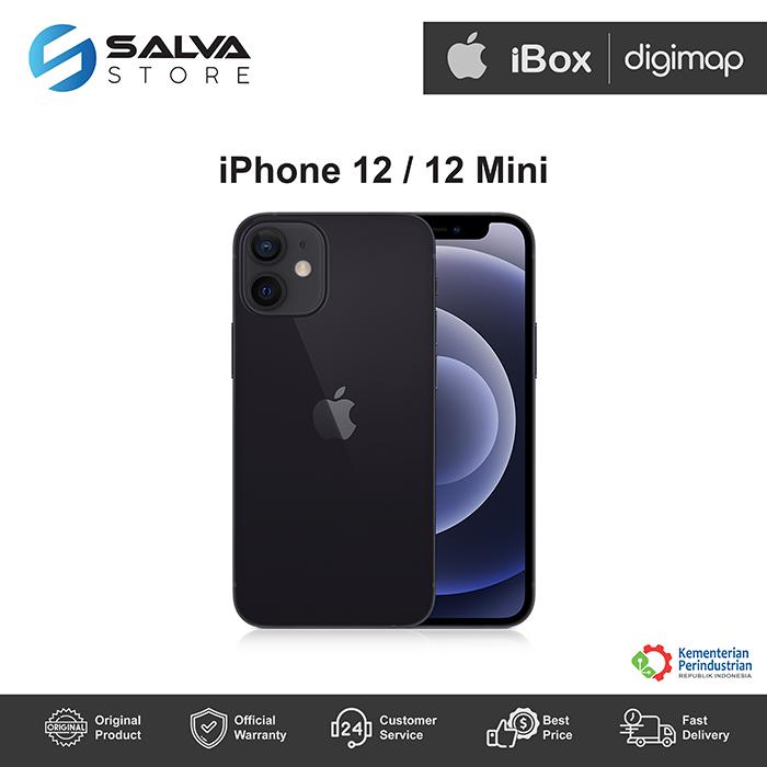 Gambar New iphone 12 / 12 Mini Garansi Resmi Ibox - Digimap - Hitam, iPhone 12 64GB dari Salvastore Official undefined Tokopedia