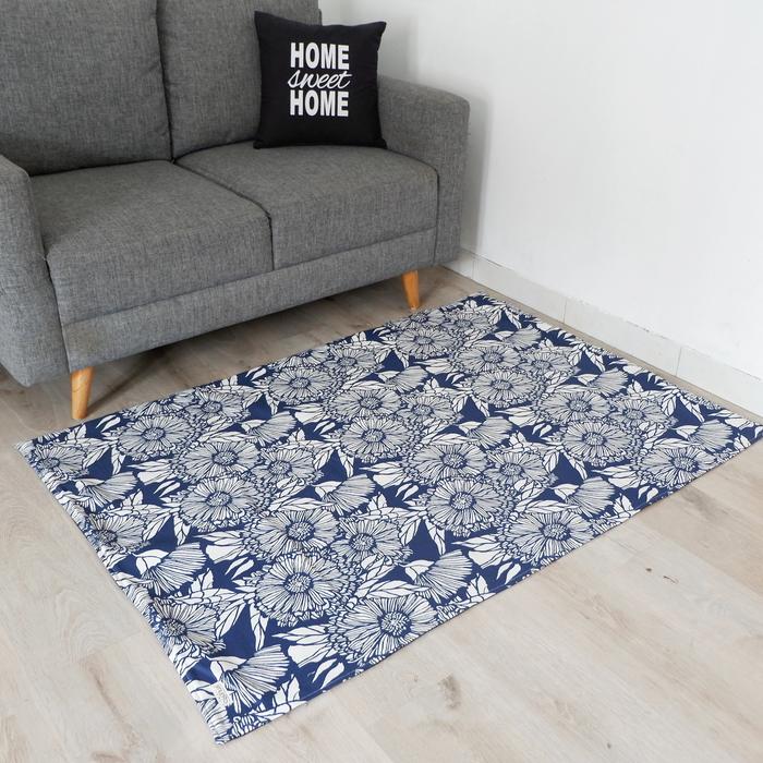 Gambar Karpet Premium (Karpet kanvas Karpet minimalis Alas lantai) - SunFlower Blue dari StilettoLiving undefined Tokopedia