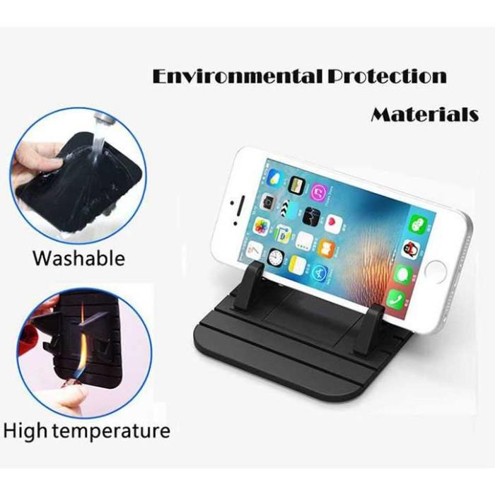 Gambar Car Dashboard Mobil Holder HP Dudukan Penopang Silikon Smartphone BLK dari Toko Optima Kirana undefined Tokopedia