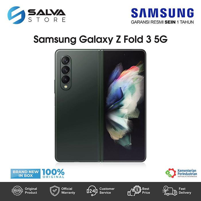 Gambar Samsung Galaxy Z Fold 3 5G 12/256GB 12/512GB Garansi Resmi SEIN - Phantom Green, 256GB dari Salvastore Official undefined Tokopedia