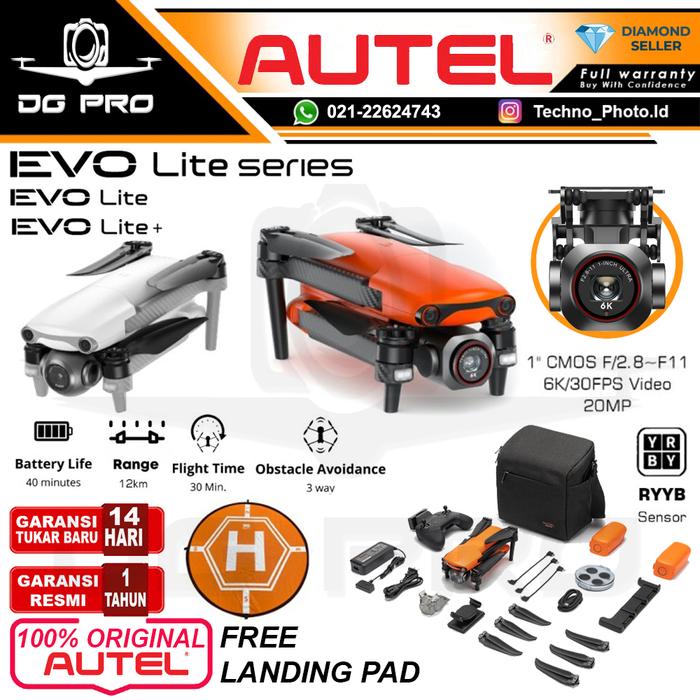 Gambar AUTEL EVO LITE/LITE+ 6K 1" 50MP 12KM 4AXIS OBSTACLE SENSOR - LITE PLUS - LITE PLUS, PREMIUM dari DG PRO KAMERA undefined Tokopedia