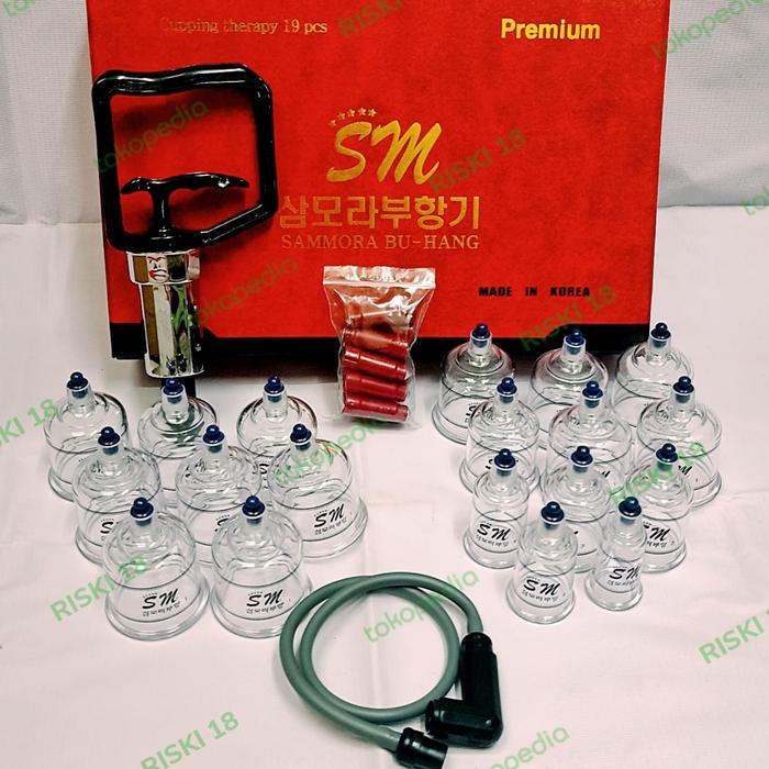 Gambar Alat Bekam Sammora Isi 19 Merah Premium/Alat Kop Badan Cupping Therapi dari RISKI 18 undefined Tokopedia