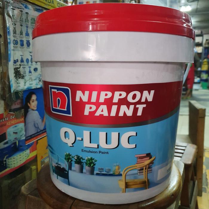 Gambar Cat Tembok Putih Q-Luc Pail / Nippon Paint / QLuc / Gosend-Grab instan dari Tb. Sumber Karya undefined Tokopedia