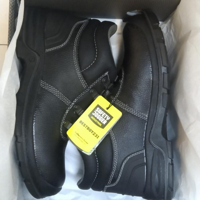 Gambar sepatu safety jogger Bestboy S3 original / Sepatu Proyek Safety jogger - Hitam, 38 dari aleshasafety undefined Tokopedia
