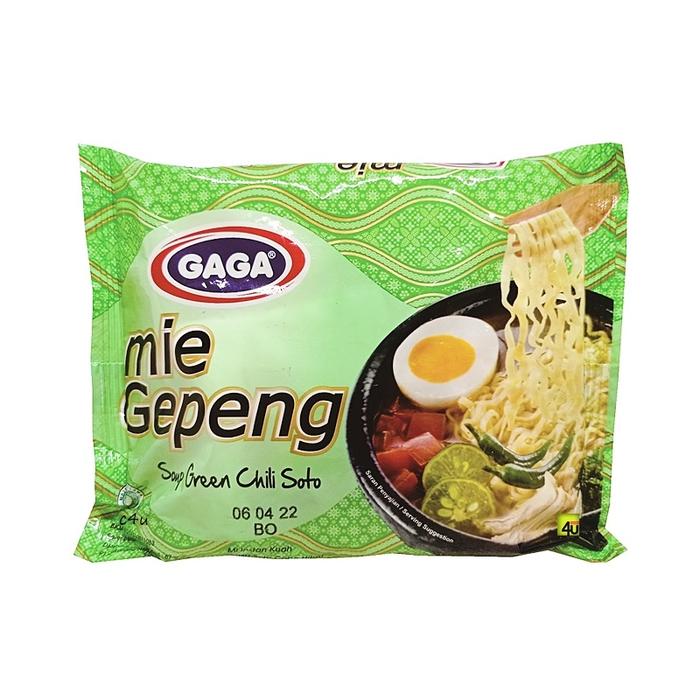 Gambar GAGA Mie Gepeng - Mie Instan Pipih - 1 bks - SOTO CABE IJO dari cemilan4u undefined Tokopedia