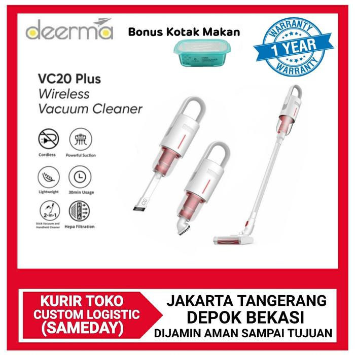 Gambar Deerma VC20 Plus Handheld Wireless Vacuum Cleaner Penyedot Debu - WRAPPING dari DPRINCE undefined Tokopedia