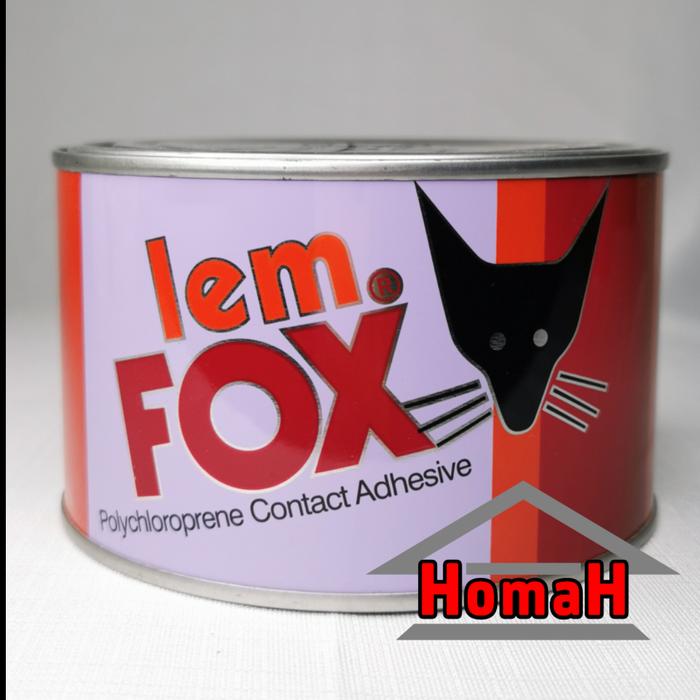 Gambar Lem Fox Kuning Ukuran Kaleng besar (600gr) dan kecil (300gr) - FOX 300GR dari Homah Indonesia undefined Tokopedia