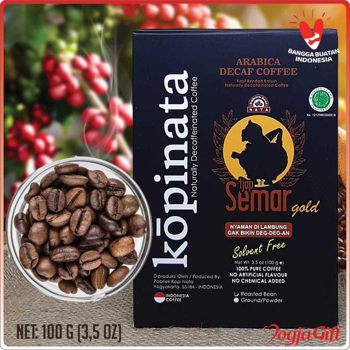 Gambar Kopi Decaf Tjap Semar Gold - Very Light - Biji Utuh dari JogjaGift_NEW undefined Tokopedia