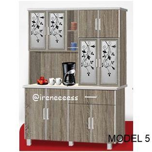 Gambar LEMARI DAPUR KITCHEN SET DAPUR LEMARI SAYUR LEMARI PIRING RAGAM MODEL - MODEL 5 dari My Furniture Store undefined Tokopedia