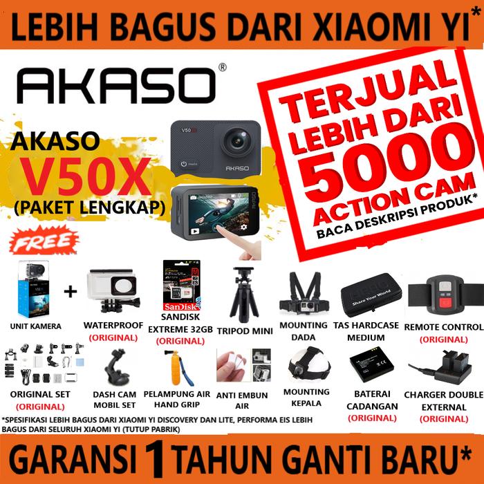 Gambar XIAOMI YI ACTION CAMERA DISCOVERY 4K TOUCHSCREEN GARANSI - AKASO LENGKAP dari Keymission360 undefined Tokopedia