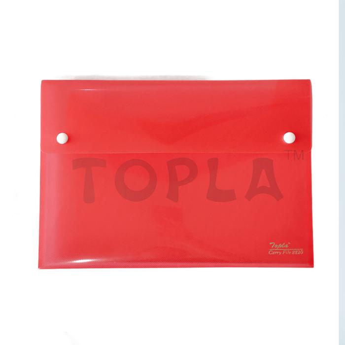 Gambar Carry File Plastic Folder Map Kertas Kancing Klip Plastik Dokumen 8820 - CF8820, Putih dari TOPLA Collection undefined Tokopedia